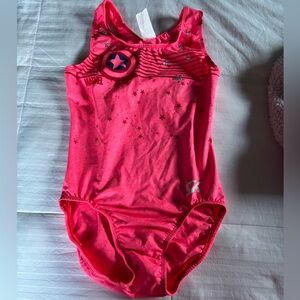 Marvel Pink gymnastics leotard